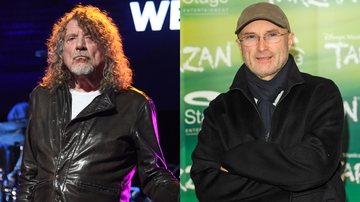 Robert Plant e Phil Collins (Fotos: Getty Images)