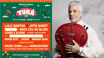 Line-up Turá (Imagem: Divulgação) e Lulu Santos: Jorge Bispo