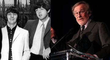 Beatles e Steven Spielberg (Foto 1:AP/ Foto 2: Benjamin Shmikler/ABImages/AP)