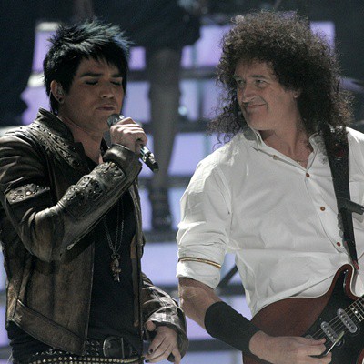 Adam Lambert e Brian May - AP